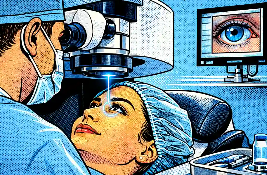 LASIK surgery cost in Korea comparison chart showing price ranges by procedure type and technology in 2026