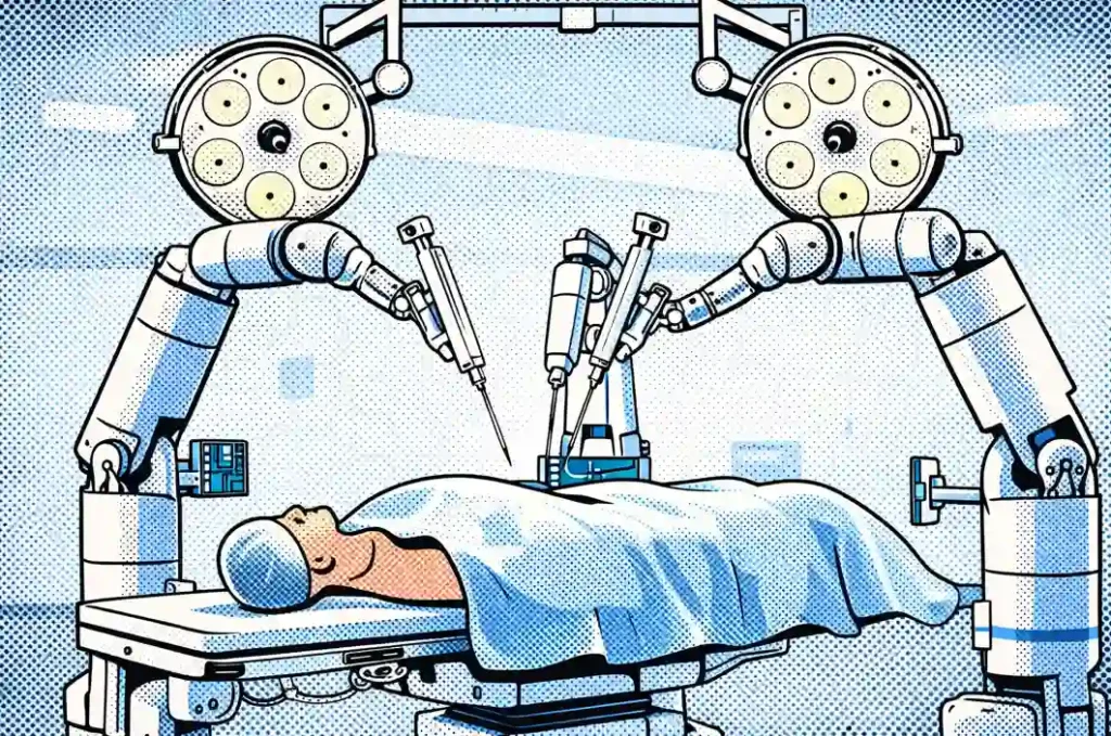 한국 병원의 로봇 수술